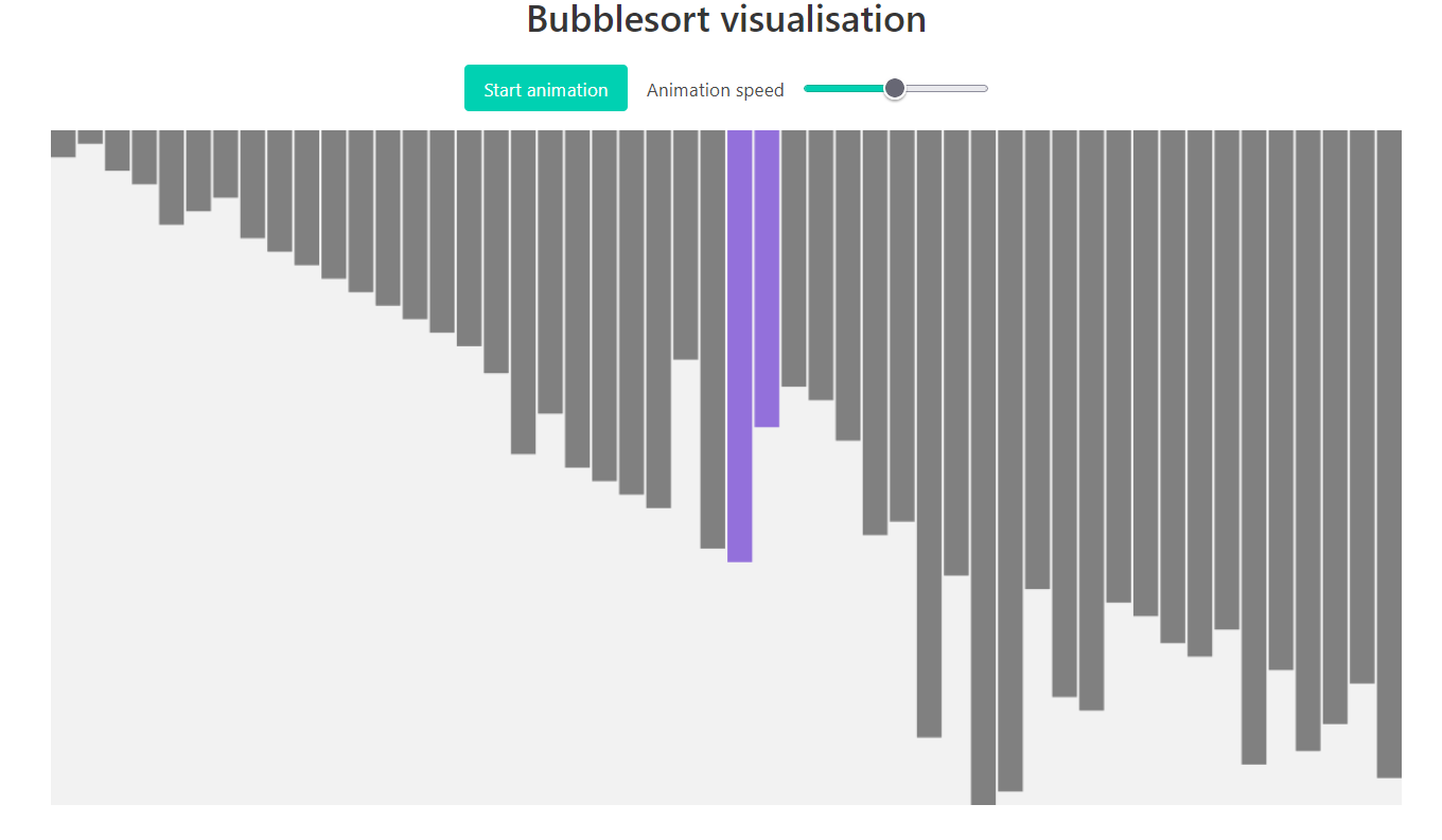 Project demo bubblesort